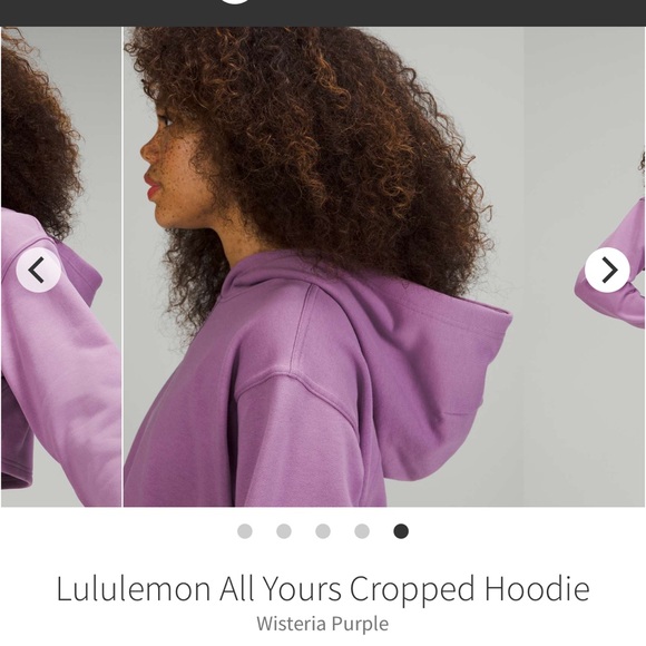 NEW with tags! Lululemon All Yours Cropped Hoodie
Wisteria Purple - Picture 4 of 11